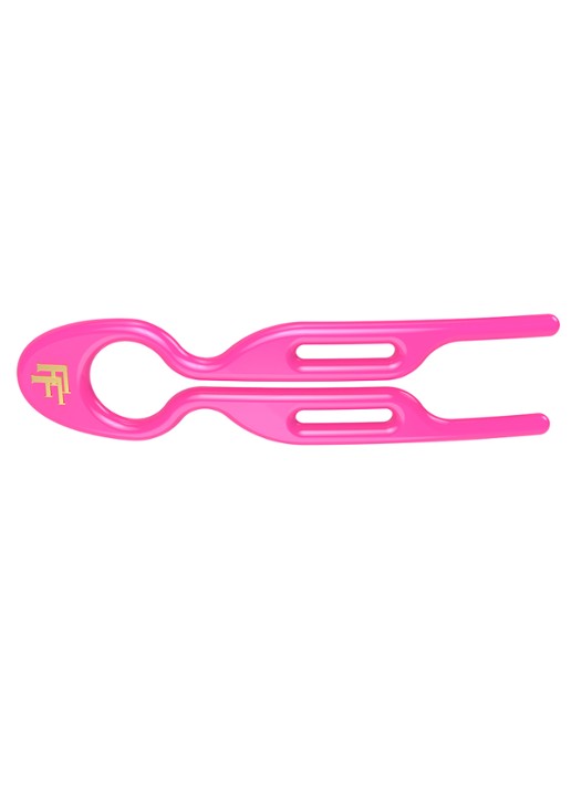 Fiona Franchimon Nº 1 Hairpin - haarpin set van 3  - detail 5 stawberry pink