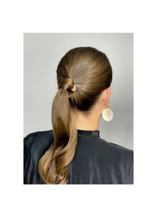 Fiona Franchimon Nº 1 Hairpin - haarpin set van 3  - voorkant 6 smooth caramel