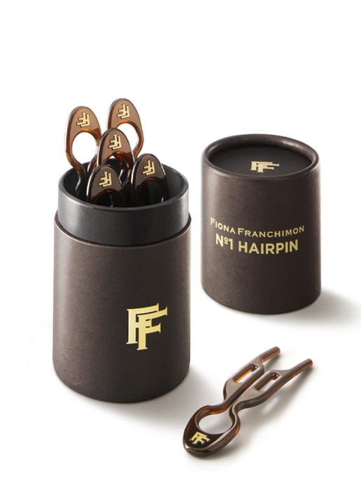 Fiona Franchimon Nº 1 Hairpin - haarpin set van 5 - detail 5 brown
