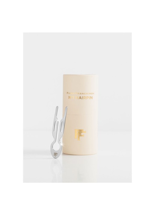 Fiona Franchimon Nº 1 Hairpin - haarpin  - voorkant 5 white gold