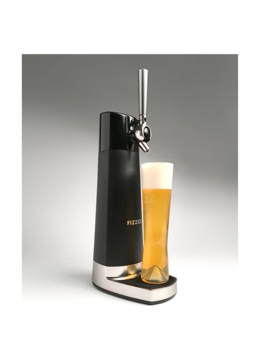 Fizzics DraftPour oplaadbare bier dispenser 45 cm - voorkant 2 zwart