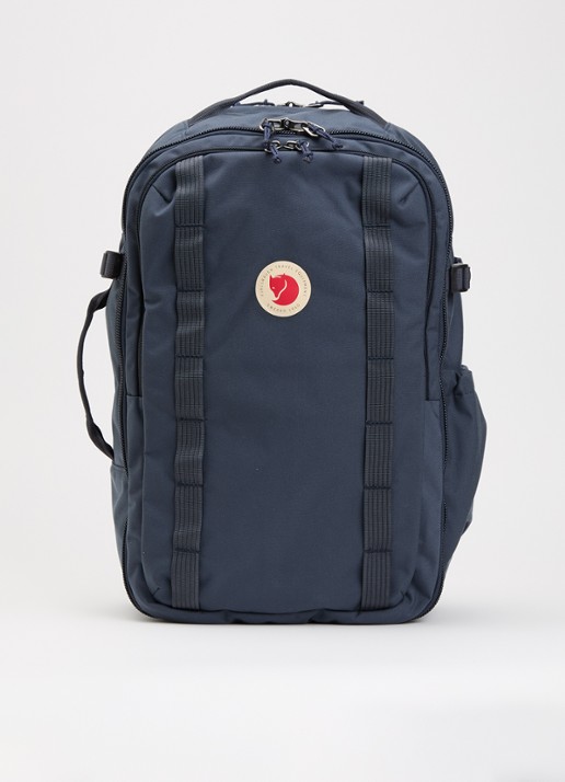 Fjällräven Färden Carry-On rugzak met 16 inch laptopvak - voorkant 3 indigo