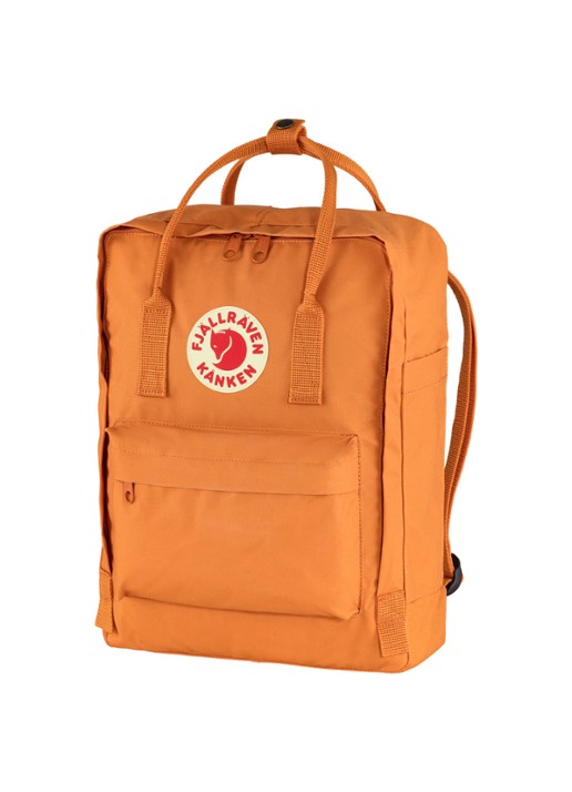 Fjällräven Kånken Original rugzak met 15 inch laptopvak - detail oranje
