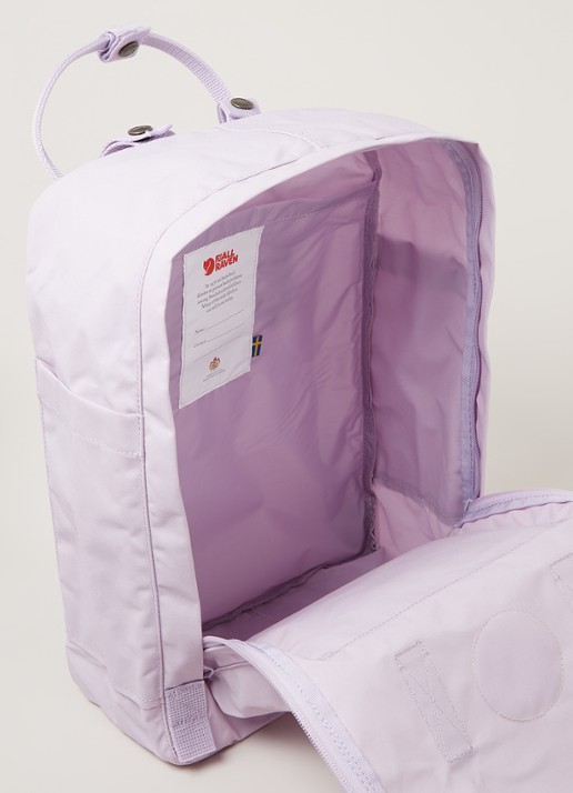 Fjällräven Kånken Original rugzak met logopatch - unisex - detail 2 lichtpaars