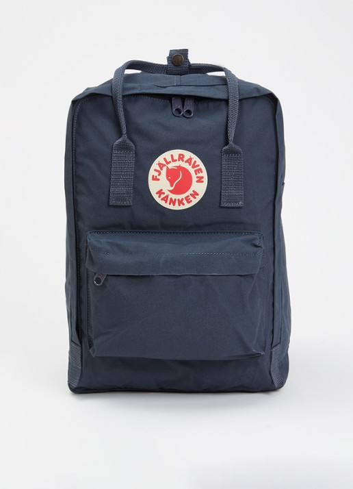 Fjällräven Kånken rugzak met 17 inch laptopvak  - voorkant 3 indigo