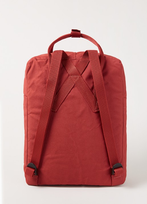 Fjällräven Kånken rugzak met logo - detail 3 donkerrood