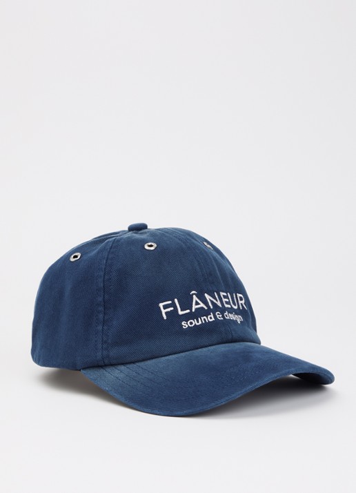 FLÂNEUR S&D Studio Member Pet met logoborduring - voorkant 2 donkerblauw