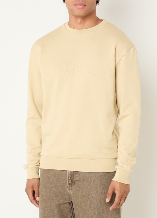 FLÂNEUR Signature sweater met logoprint