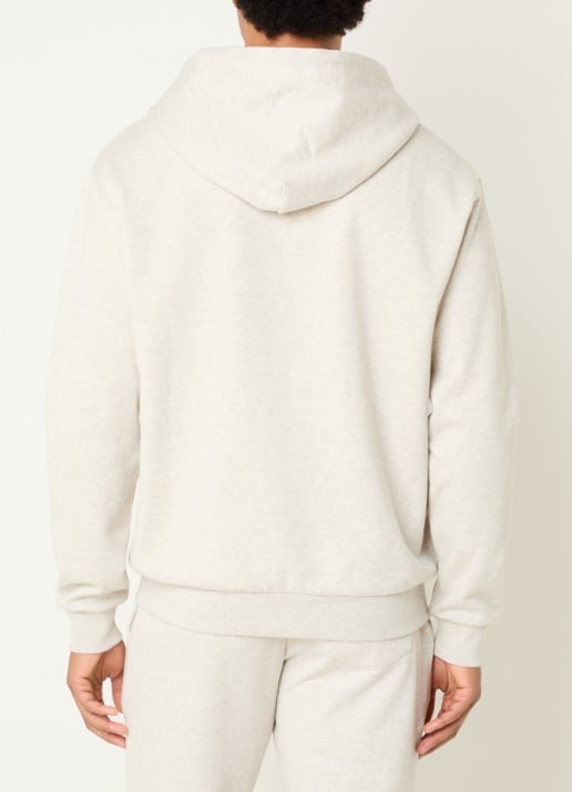 FLÂNEUR Signature sweatvest met logo - achterkant 3 grijsmele