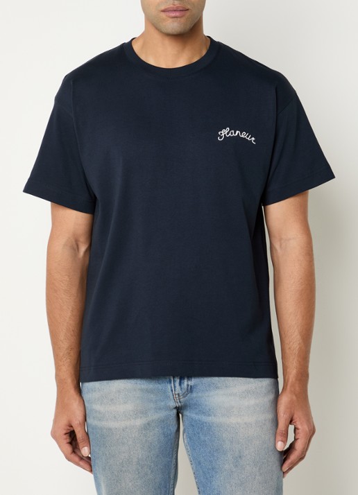 FLÂNEUR Signature T-shirt met logo