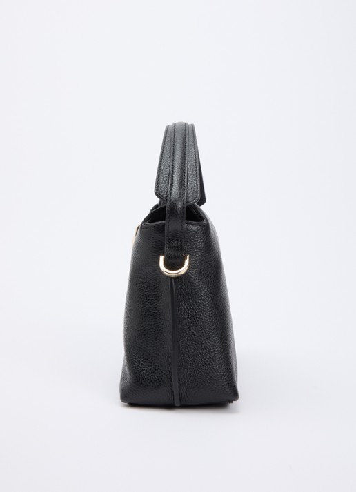 Flattered Hanna Mini handtas van leer met afneembare schouderriem - detail 3 zwart