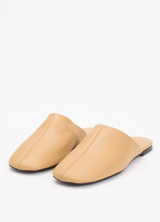 Flattered Maurine instapper van leer  - detail 3 beige