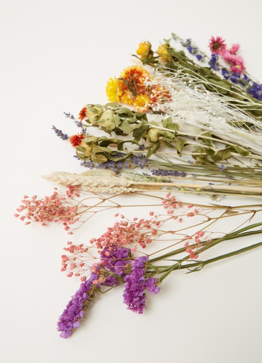 Floriette Wildflowers by Floriette droogbloemen - detail roze