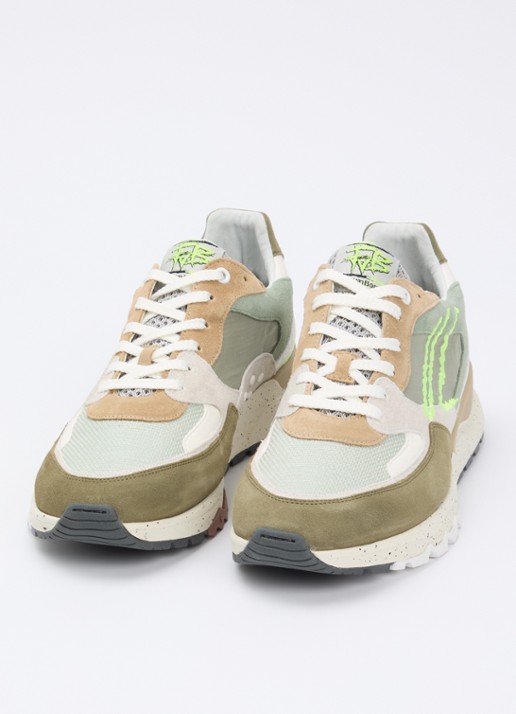 Floris van Bommel De Treener 06.06 sneaker - detail 2 groen