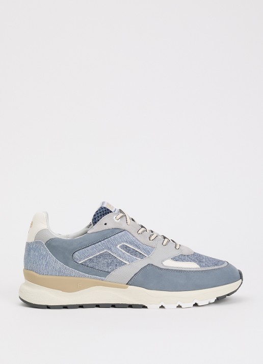 Floris van Bommel De Treener sneaker met details van suède