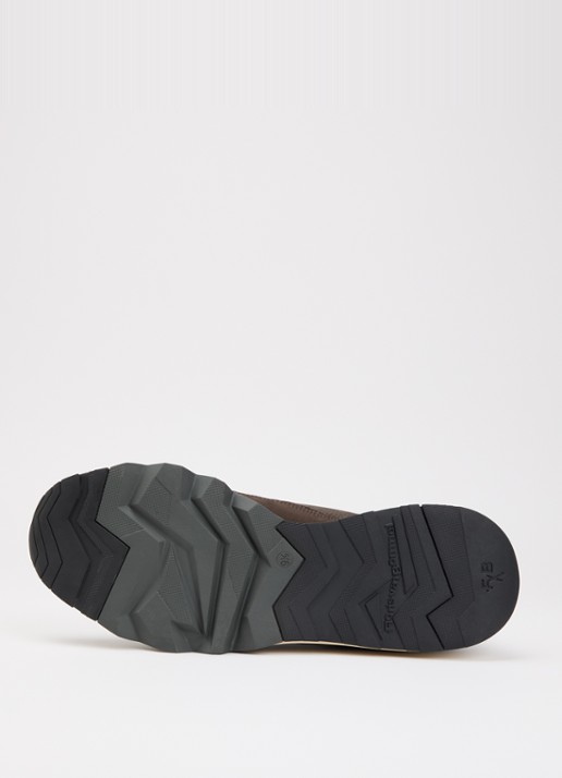 Floris van Bommel De Zager 01.29 sneaker van nubuck - detail 4 donkerbruin