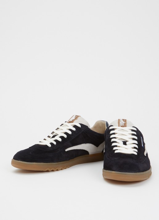 Floris van Bommel De Zaler 01.27 sneaker van suède  - detail 3 royalblauw