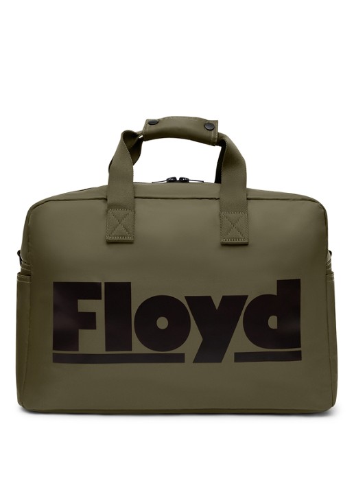 Floyd Weekendtas met logoprint - detail 5 groen