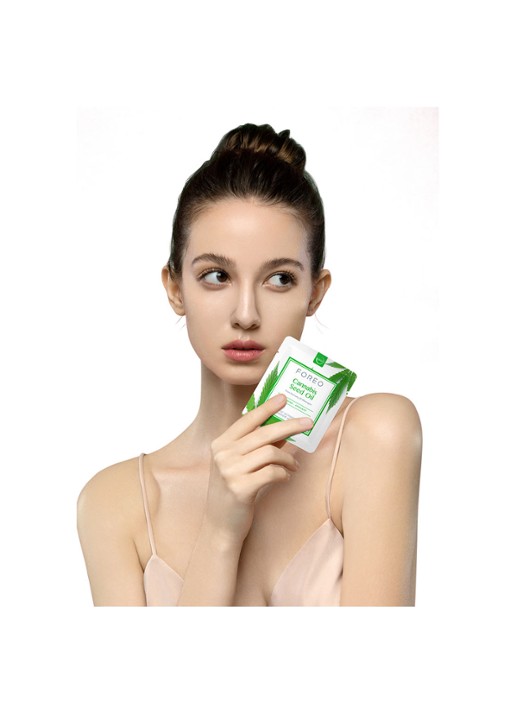 Foreo Cannabis Seed Oil Mask For UFO - gezichtsmasker 6 stuks - voorkant 5 undefined