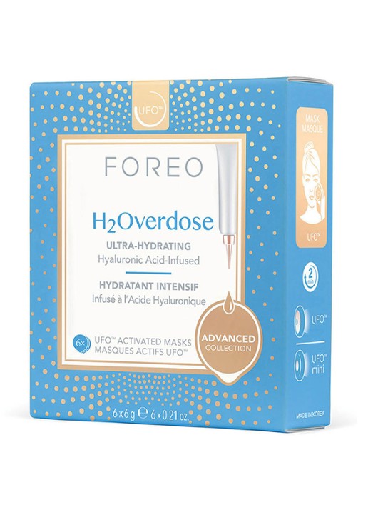 Foreo H2Overdose Mask For UFO - gezichtsmasker 6 stuks