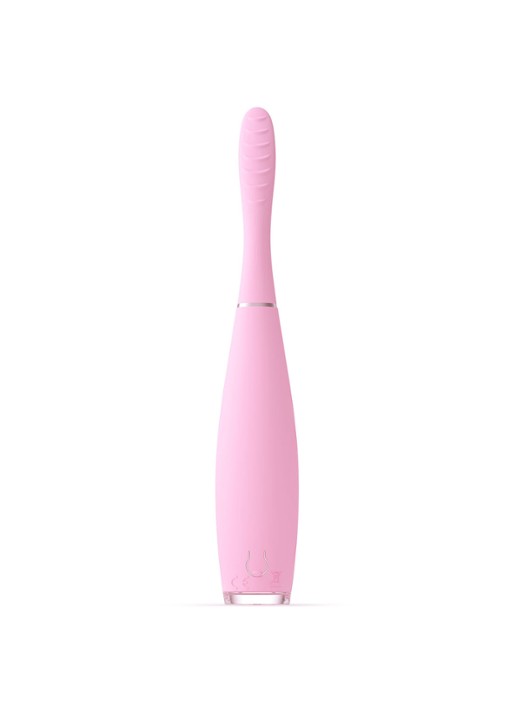 Foreo ISSA™ 3 ultra-hygienic silicone sonic toothbrush - elektrische tandenborstel - voorkant 2 pearl pink