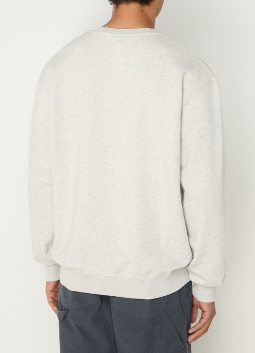 forét Bellis sweater met borduring - achterkant grijsmele