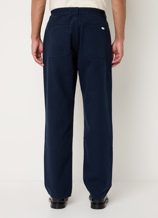 forét Clay loose fit jeans met steekzakken - achterkant 3 indigo