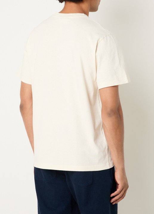 forét Duo T-shirt met print - achterkant gebroken wit