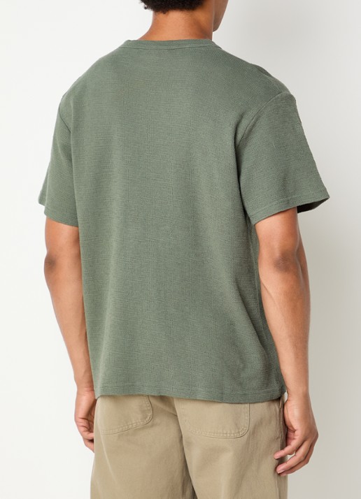forét Fir T-shirt met structuur - achterkant 3 groen