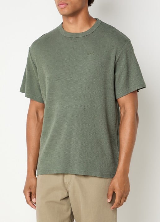 forét Fir T-shirt met structuur