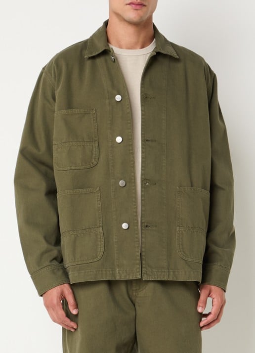 forét Forager overshirt met opgestikte zakken