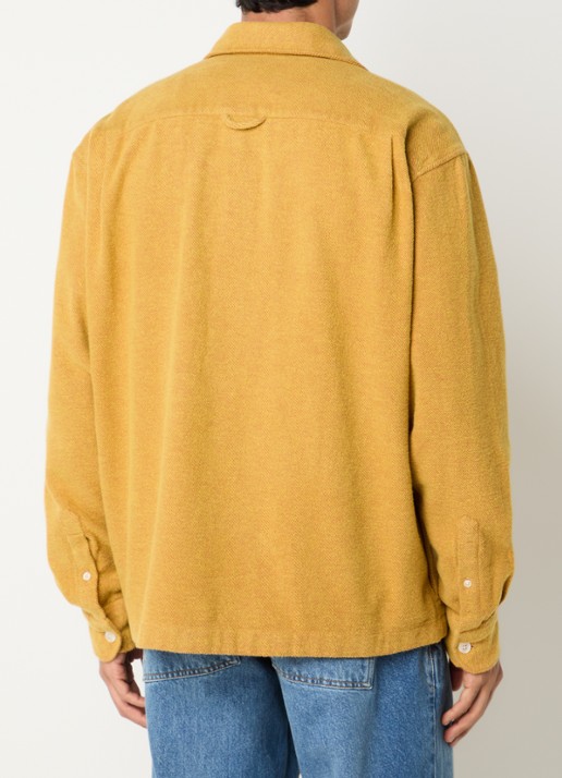 forét Moon overshirt met borstzak - achterkant 2 geel