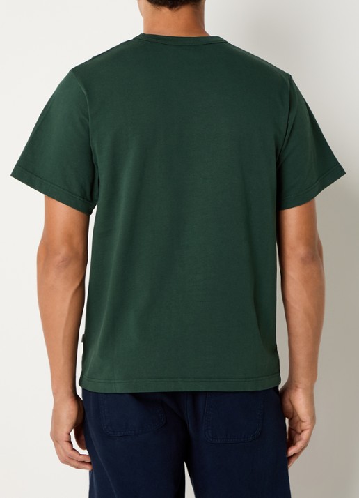 forét Oak T-shirt met logo - achterkant donkergroen