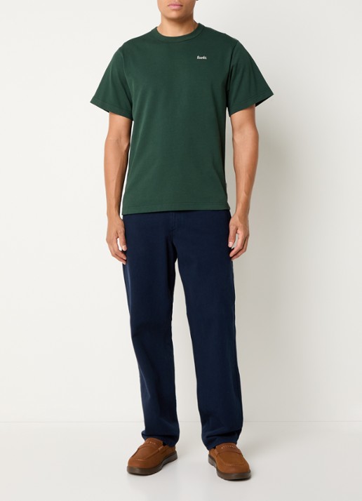 forét Oak T-shirt met logo - voorkant 3 donkergroen