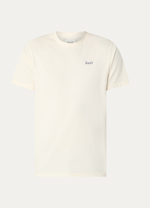 forét Still T-shirt van katoen met logo- en backprint