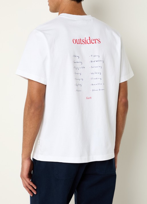 forét T-shirt met front- en backprint