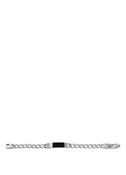 Fossil Armband met logo JF04411040 - detail 4 zilver