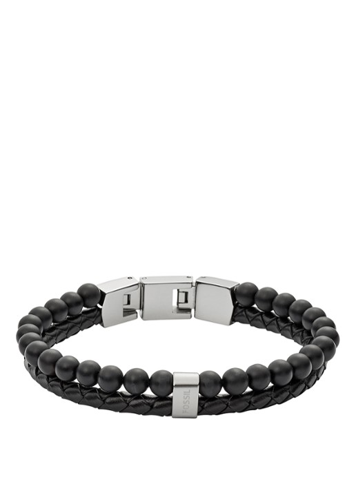 Fossil Armband van halfedelsteen en roestvrijstaal JF02763040