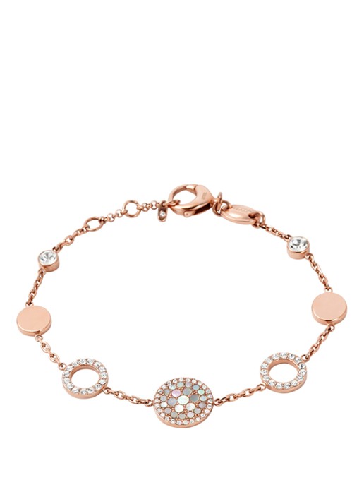 Fossil Bedelarmband met parelmoer JF01739791