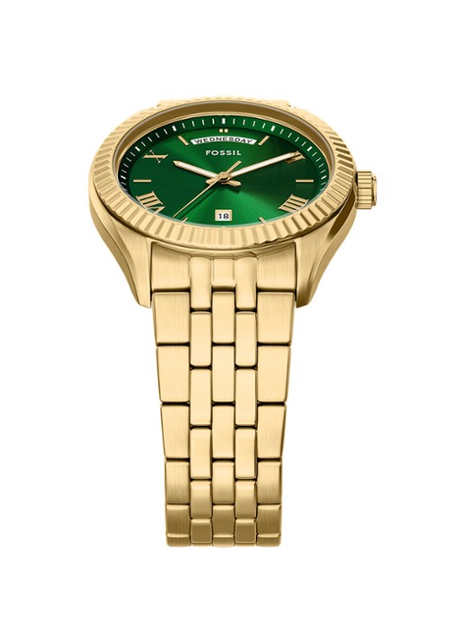 Fossil Campbell horloge FS6142 - detail 4 goud