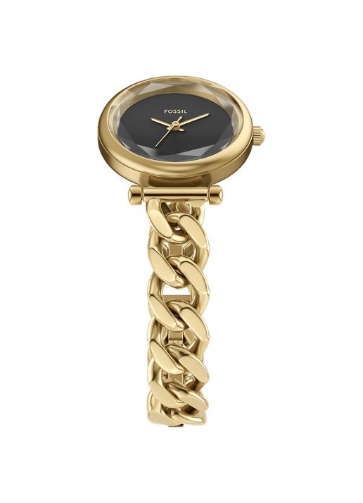 Fossil Carlie horloge ES5440 - detail 3 goud