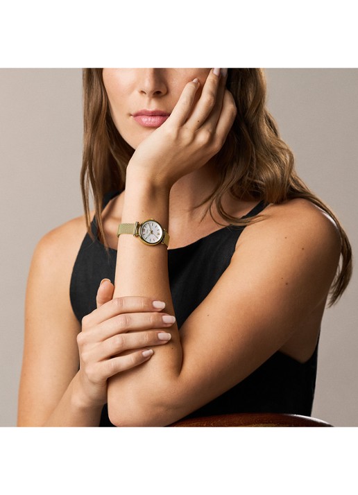 Fossil Carlie horloge ES5462 - detail 6 goud