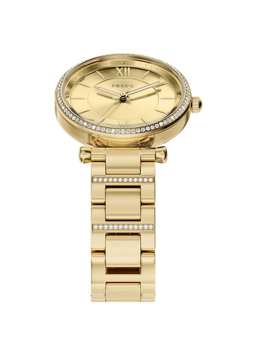 Fossil Carlie horloge ES5465 - detail 3 goud