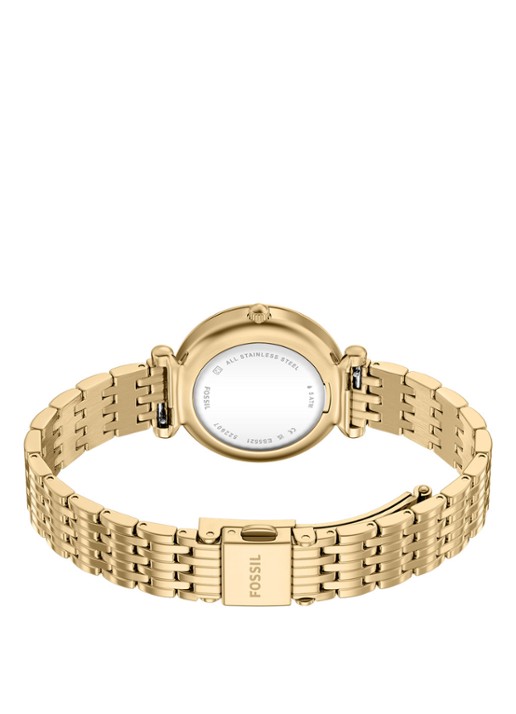 Fossil Carlie horloge ES5521 - detail 3 goud