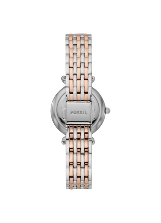 Fossil Carlie Mini horloge ES4649 - detail 2 roségoud