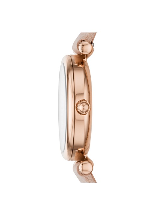 Fossil Carlie Mini horloge ES4699 - detail 3 roségoud