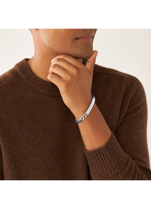 Fossil Drew schakelarmband JF04164040 - detail 3 zilver