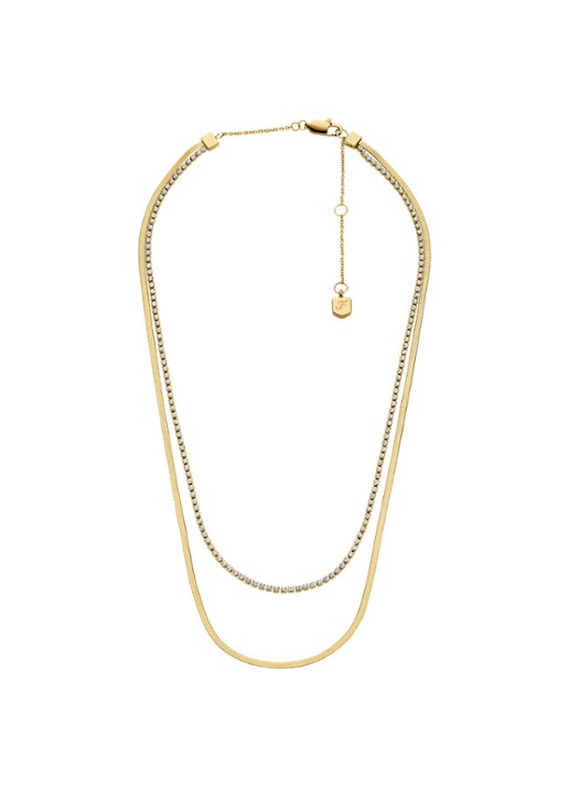 Fossil Ellis ketting JF04939710 - detail 2 goud