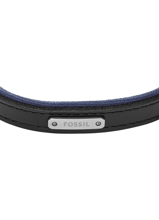 Fossil Everett armband JA7316998 - detail zwart/blauw