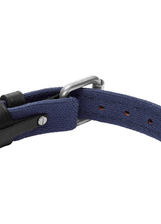 Fossil Everett armband JA7316998 - detail 2 zwart/blauw